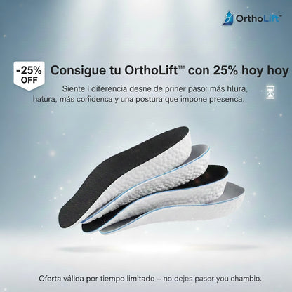 OrthoLift™ Plantilla Ortopédica [Altura instantánea y discreta]