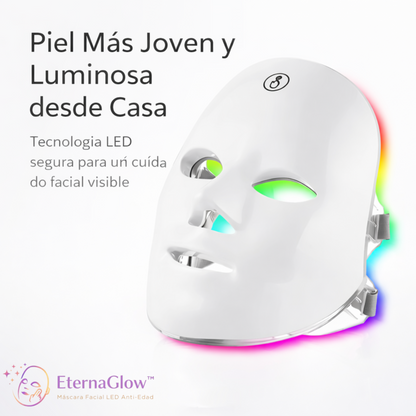 EternaGlow™ Máscara LED Anti-Edad [Piel Joven, Lisa y Radiante]