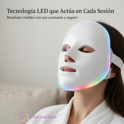 EternaGlow™ Máscara LED Anti-Edad [Piel Joven, Lisa y Radiante]