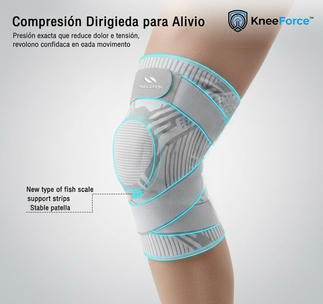 KneeForce™ Rodillera Ortopédica [Estabilidad у Alivio Inmediato]